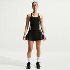 NikeCourt Advantage Women's Dri-FIT High-Waisted Tennis Skirt (Black/White)