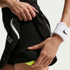 NikeCourt Advantage Women's Dri-FIT High-Waisted Tennis Skirt (Black/White)