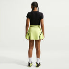 NikeCourt Advantage Women's Dri-FIT High-Waisted Tennis Skirt (LT Lemon Twist/Black)