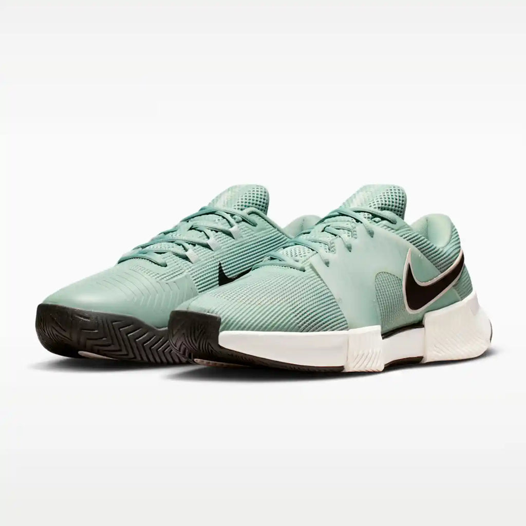 Nike GP Challenge 1.5 Men's Hard Court Tennis Shoes (Steam/Black-Light Silver-White)