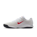 Nike Vapor 12 Men's Hard Court Tennis Shoes (White/Lt Cromson-Pure Platinum)
