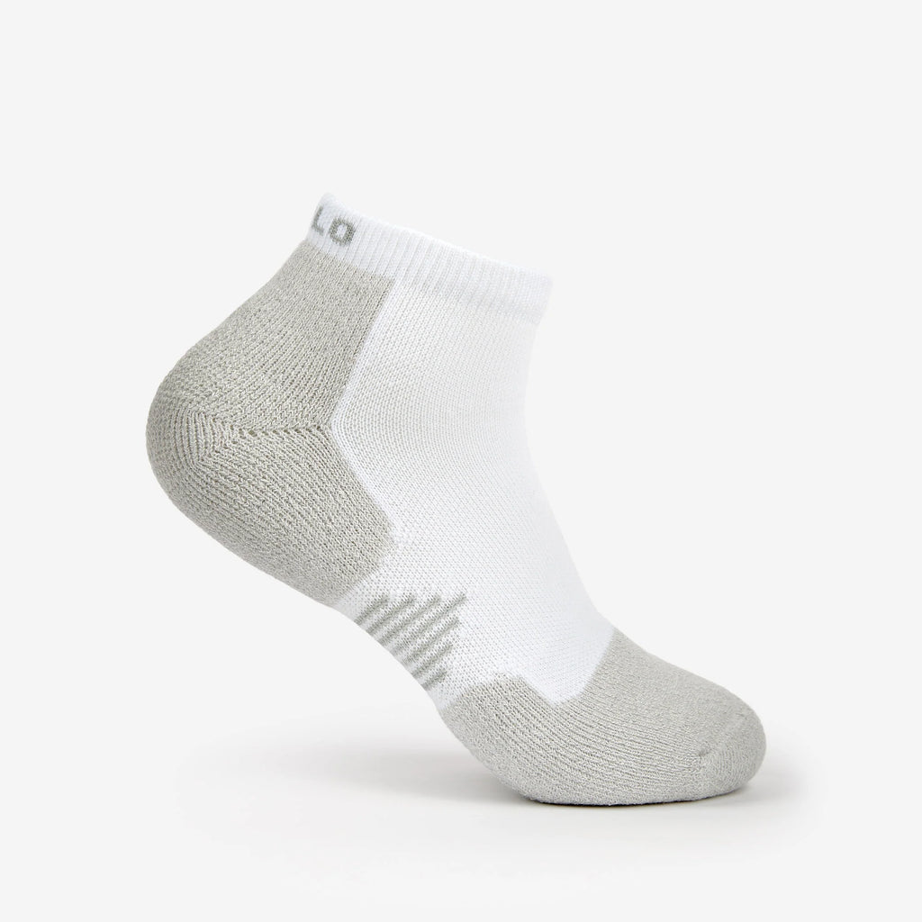 Thorlo Pickleball Unisex Light Cushion Low-Cut Socks (White)