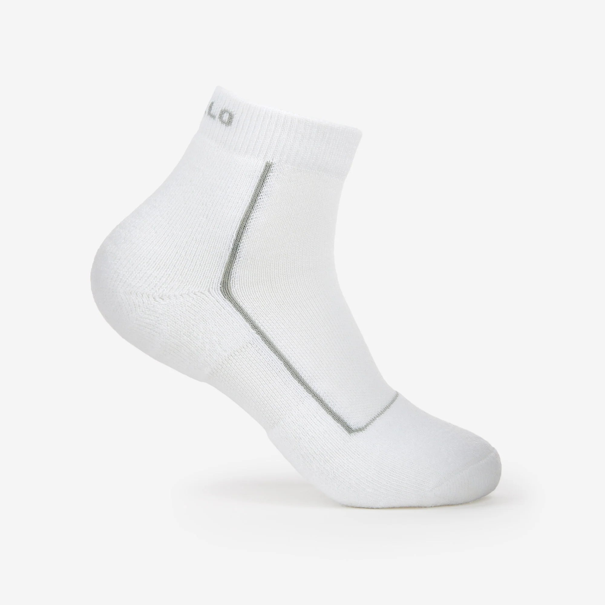 Thorlo Pickleball Unisex Light Cushion Ankle Socks (White)