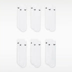 Nike Everyday Kids' Cushioned Crew Socks 6 Pairs (White)
