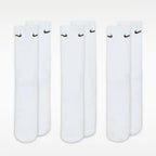 Nike Everyday Cushioned Training Crew Socks 3 Pairs (White)