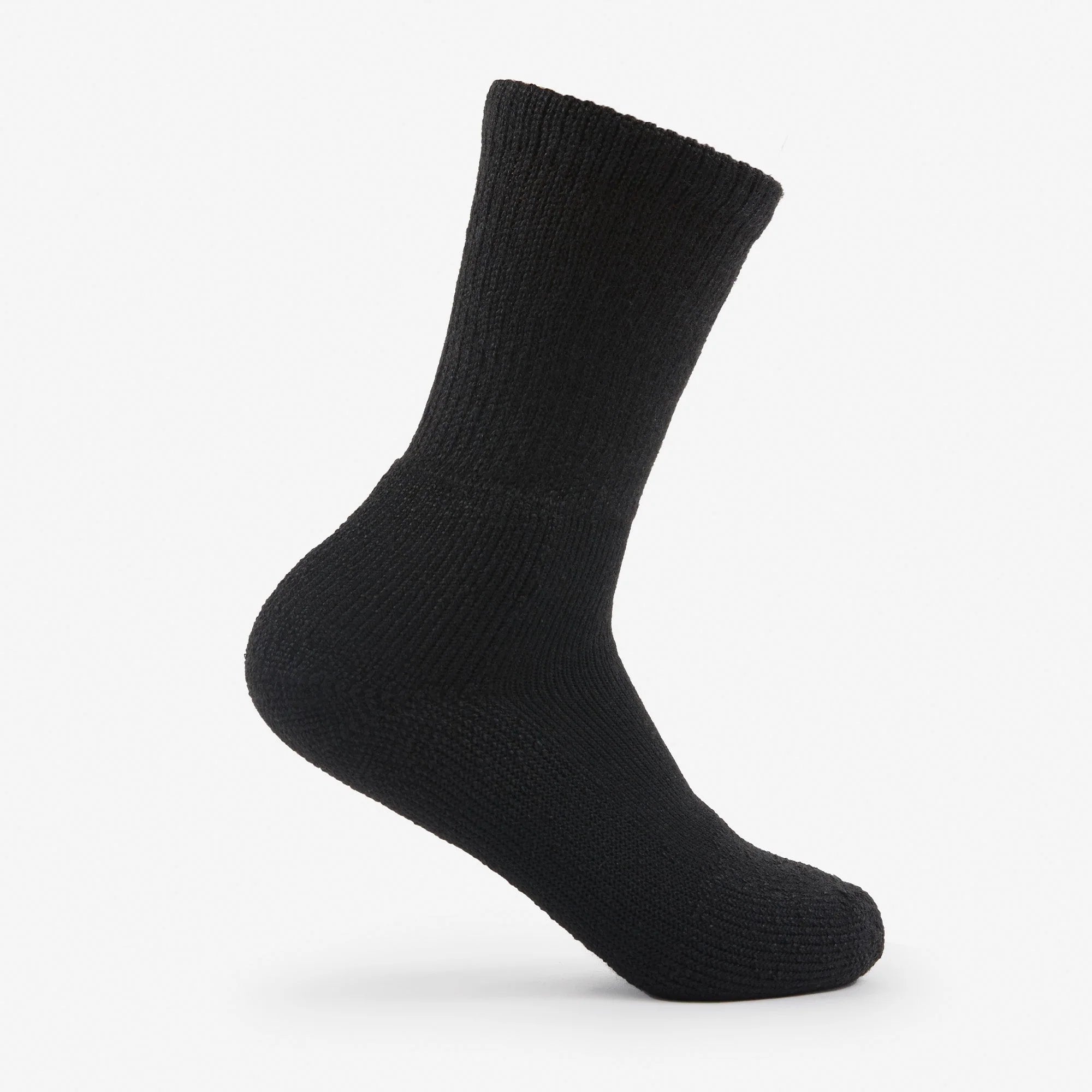 Thorlo Maximum Cushion Crew Tennis Socks | TX (Black)