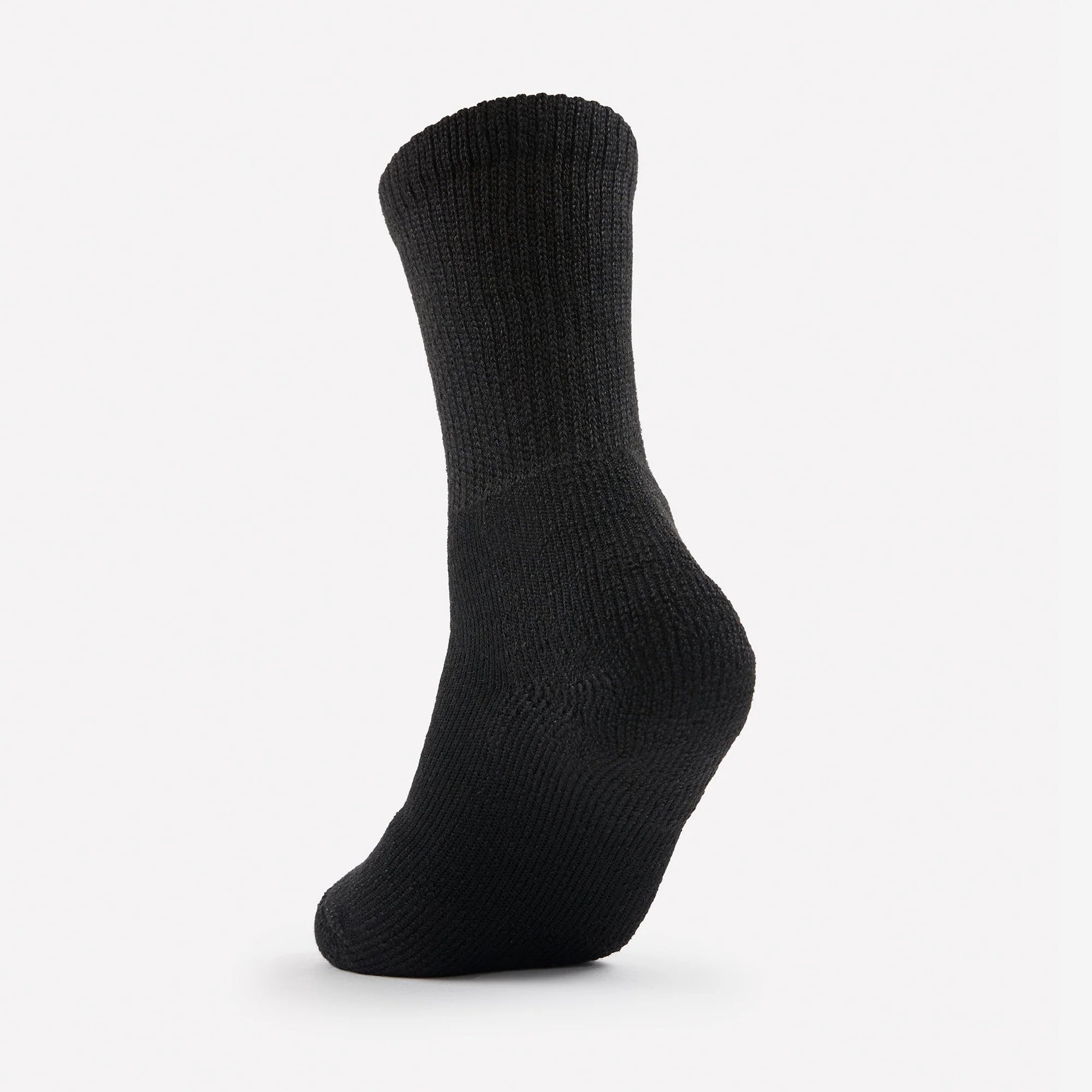 Thorlo Maximum Cushion Crew Tennis Socks | TX (Black)