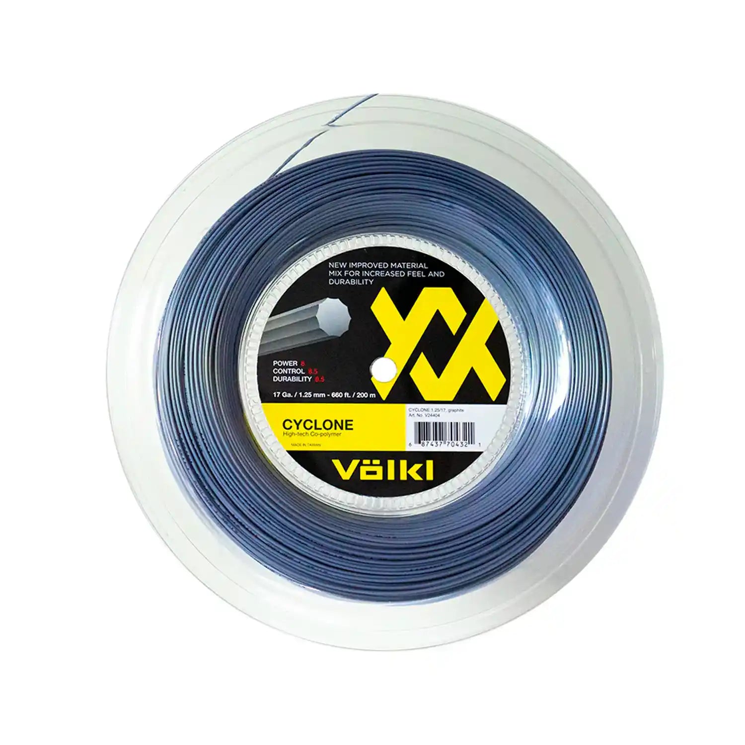 Volkl Cyclone 17G/1.25mm 200m Reel (Graphite)