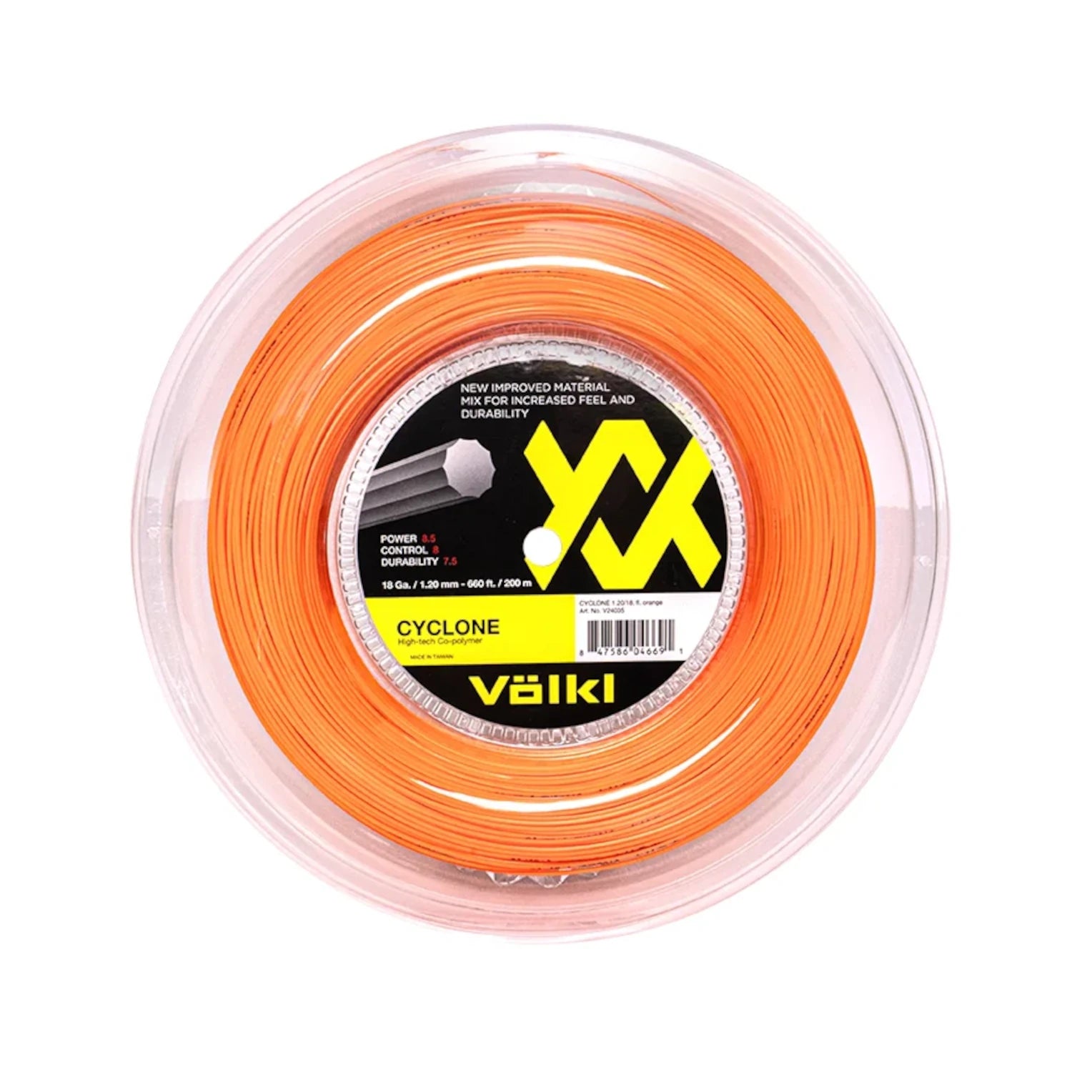 Volkl Cyclone 120/18 200m Reel (Orange)
