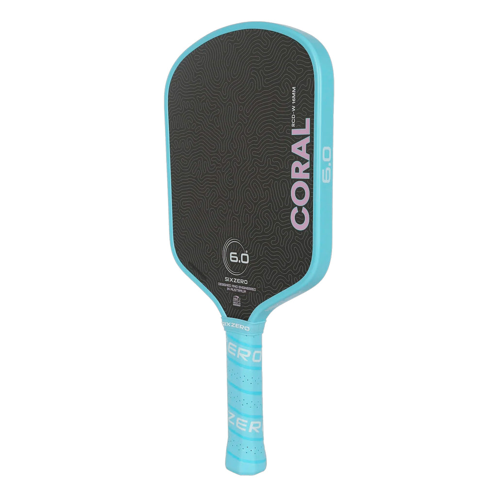 Six Zero Coral 16mm Lightweight Widebody Paddle (Misty Blue)