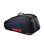 Wilson Pro Staff Classic Tour 12 Pack Racquet Bag (Black)