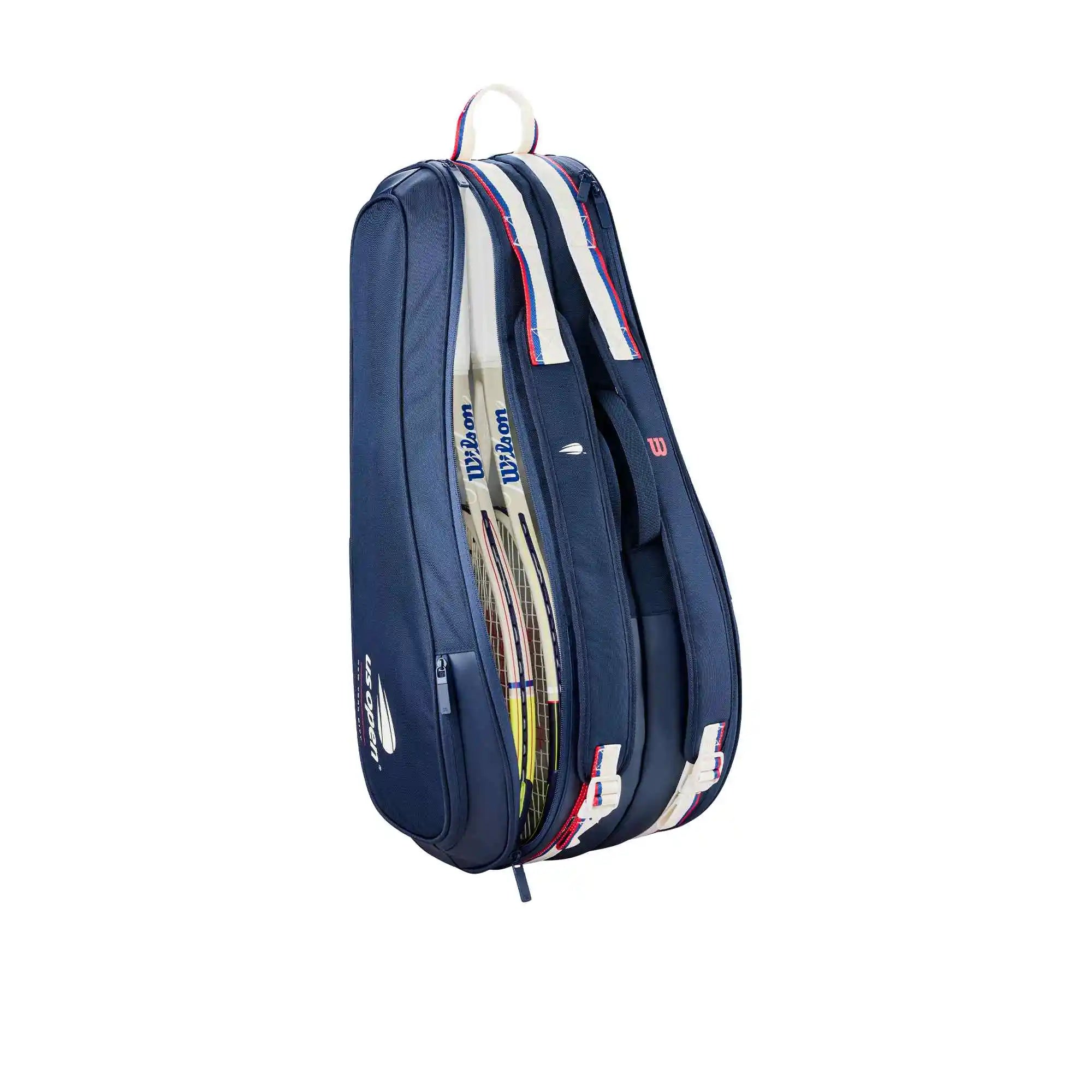 Wilson US Open 2026 Tour 6 Pack Racquet Bag (Navy)