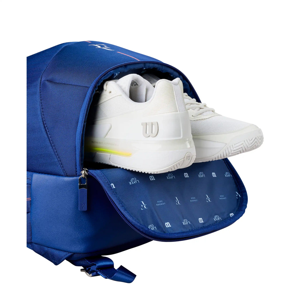 Wilson RF Laver Cup 2026 Tennis Backpack (Navy/Red)