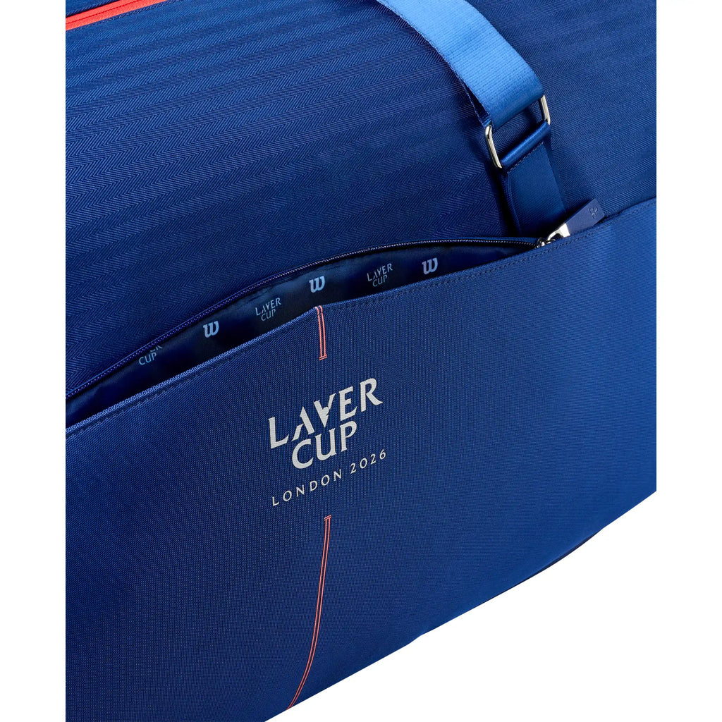 Wilson RF Laver Cup 2026 Practice Duffel (Navy/Red)