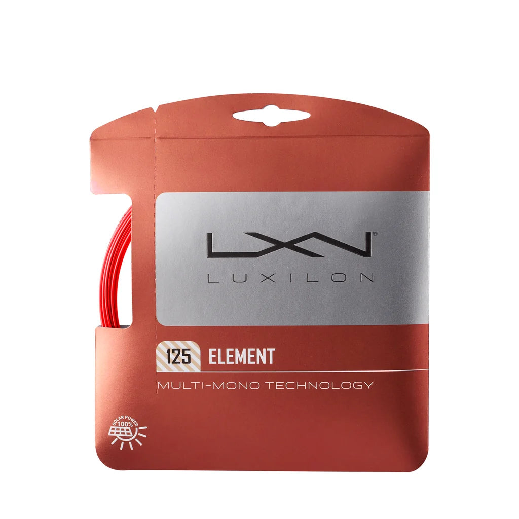 Luxilon Element 125 Tennis String Set - Infrared