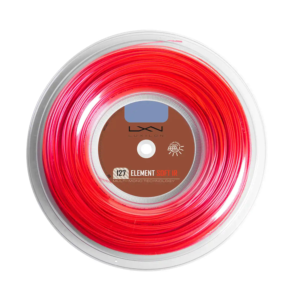 Luxilon Element 125 Tennis String Reel - Infrared