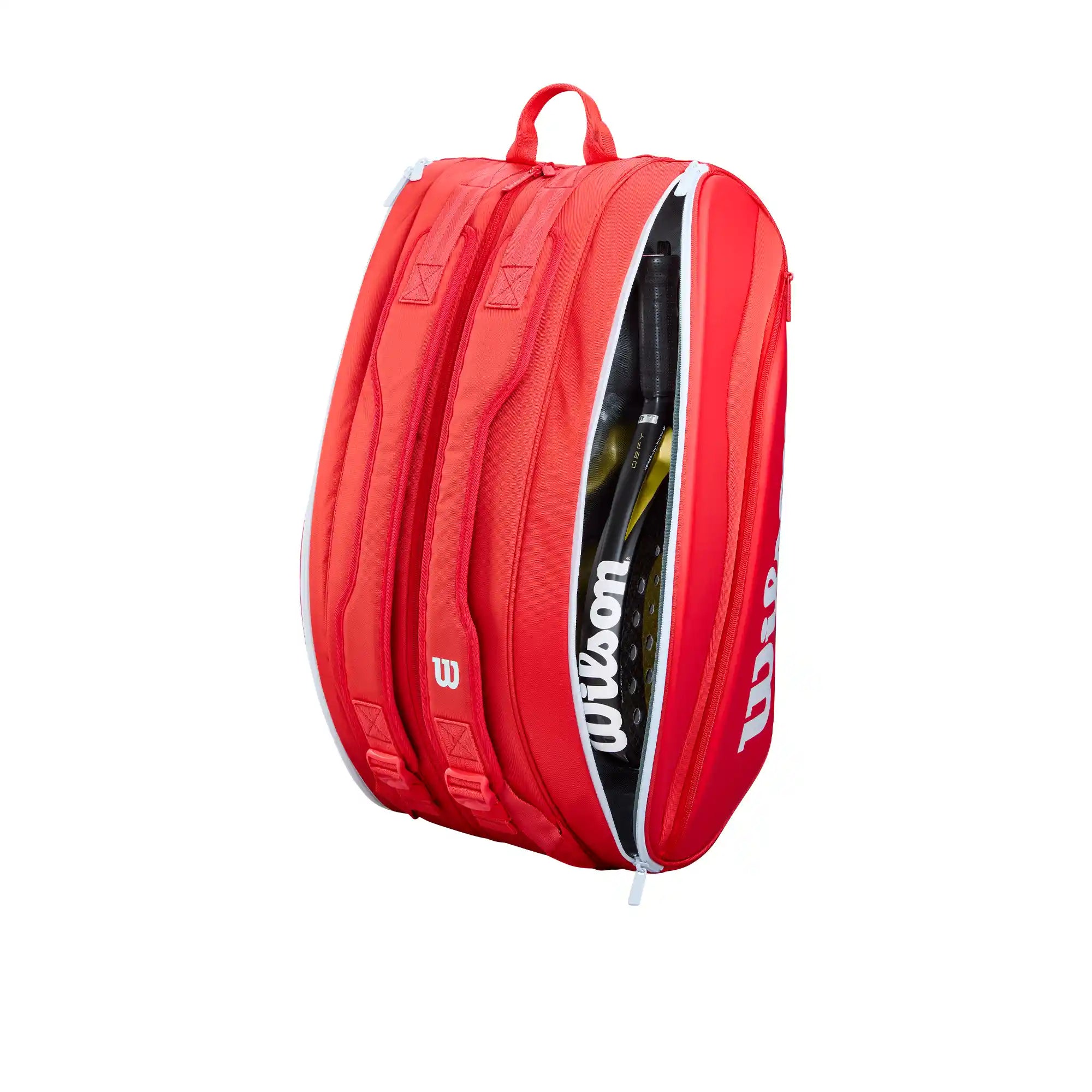 Wilson 2026 Super Tour Red Padel Bag (Red)