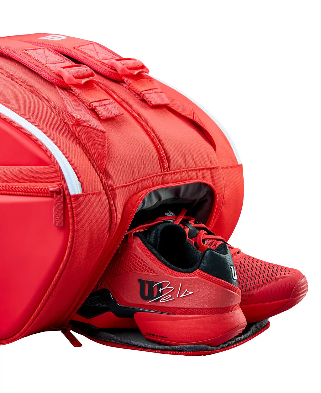 Wilson 2026 Super Tour Red Padel Bag (Red)