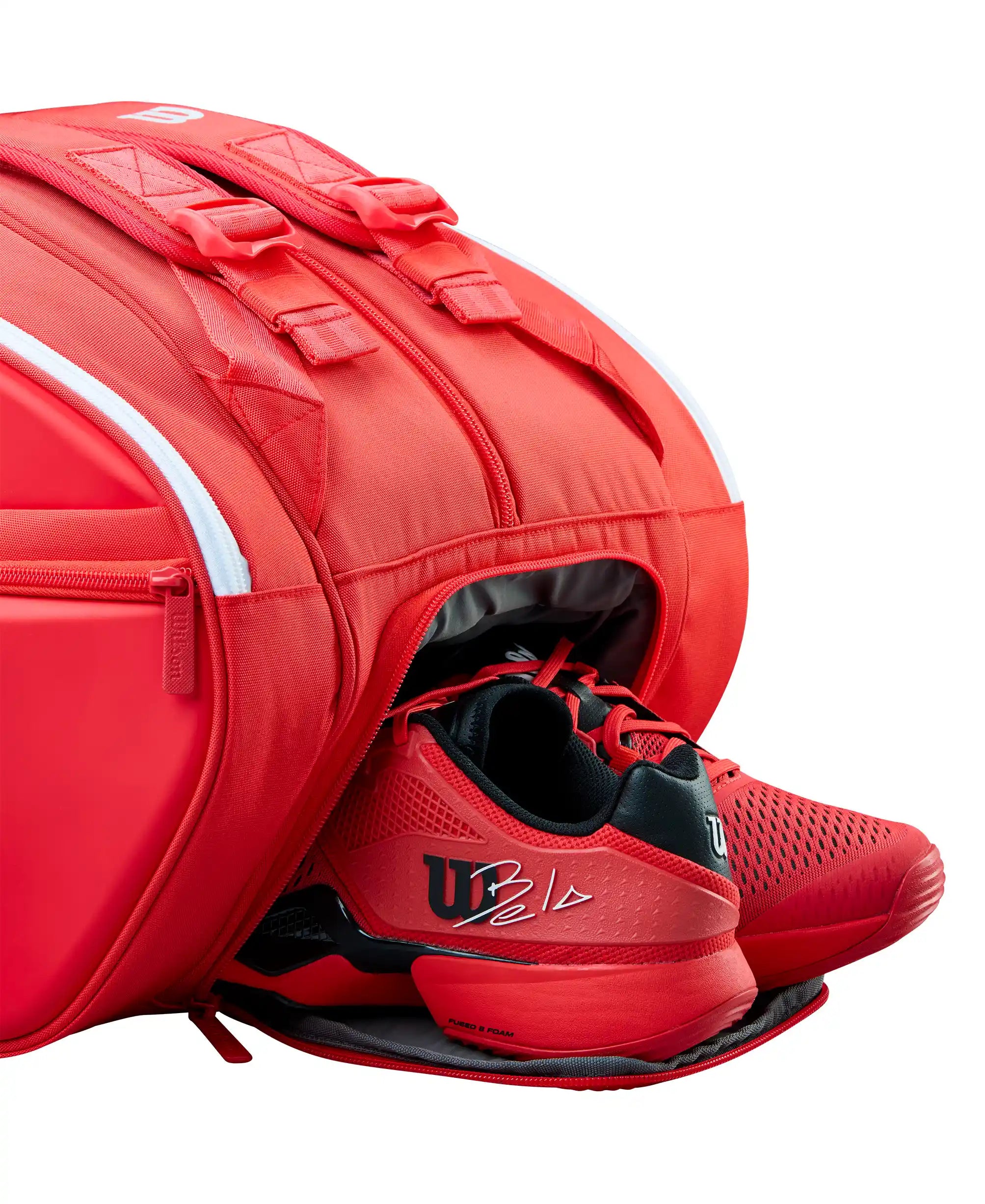 Wilson 2026 Super Tour Red Padel Bag (Red)