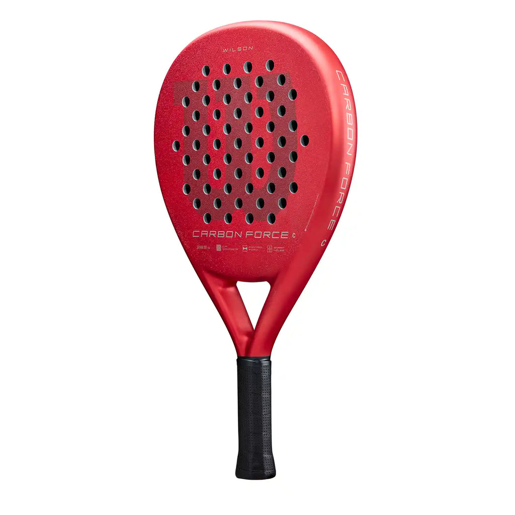 Wilson Carbon Force C Padel Racquet (Red)