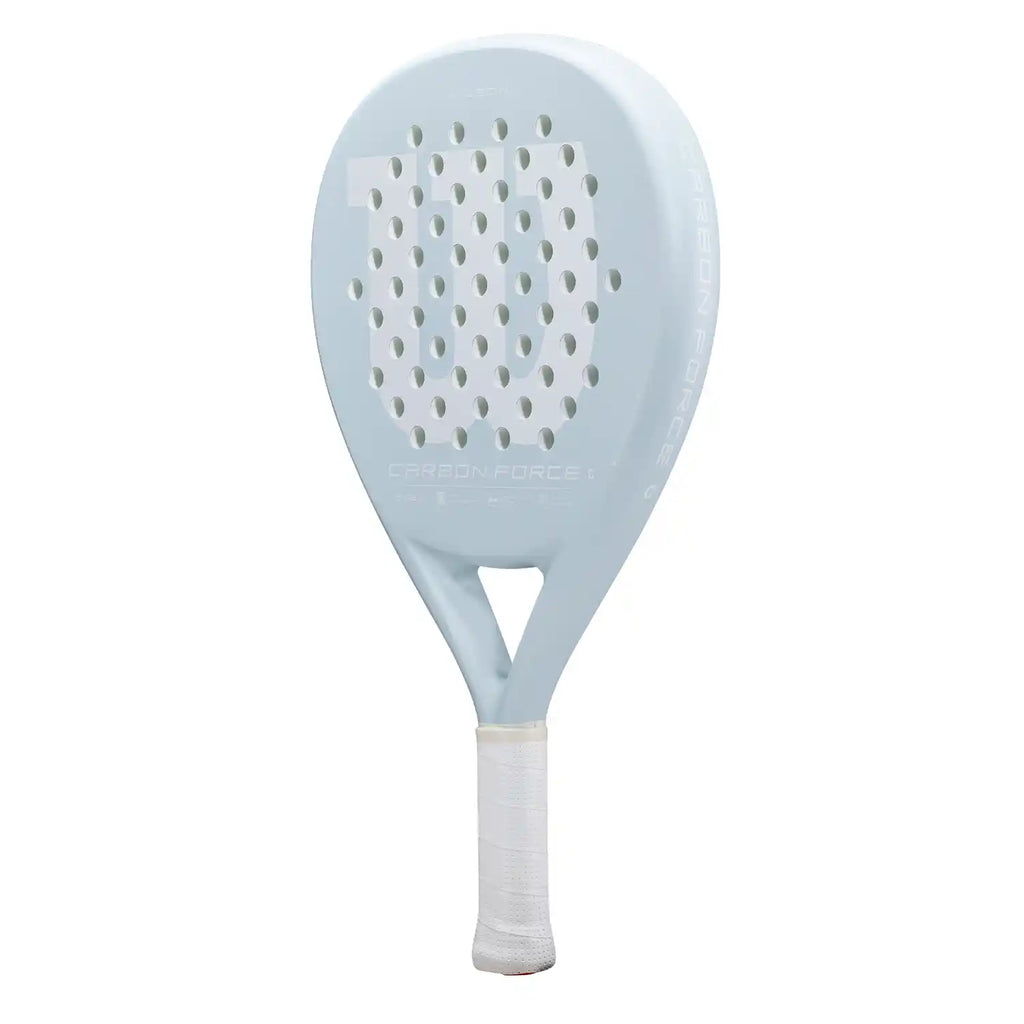 Wilson Carbon Force C Padel Racquet (Light Blue)