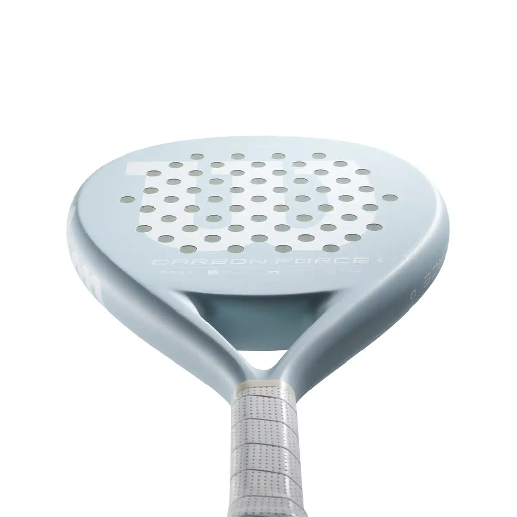 Wilson Carbon Force C Padel Racquet (Light Blue)