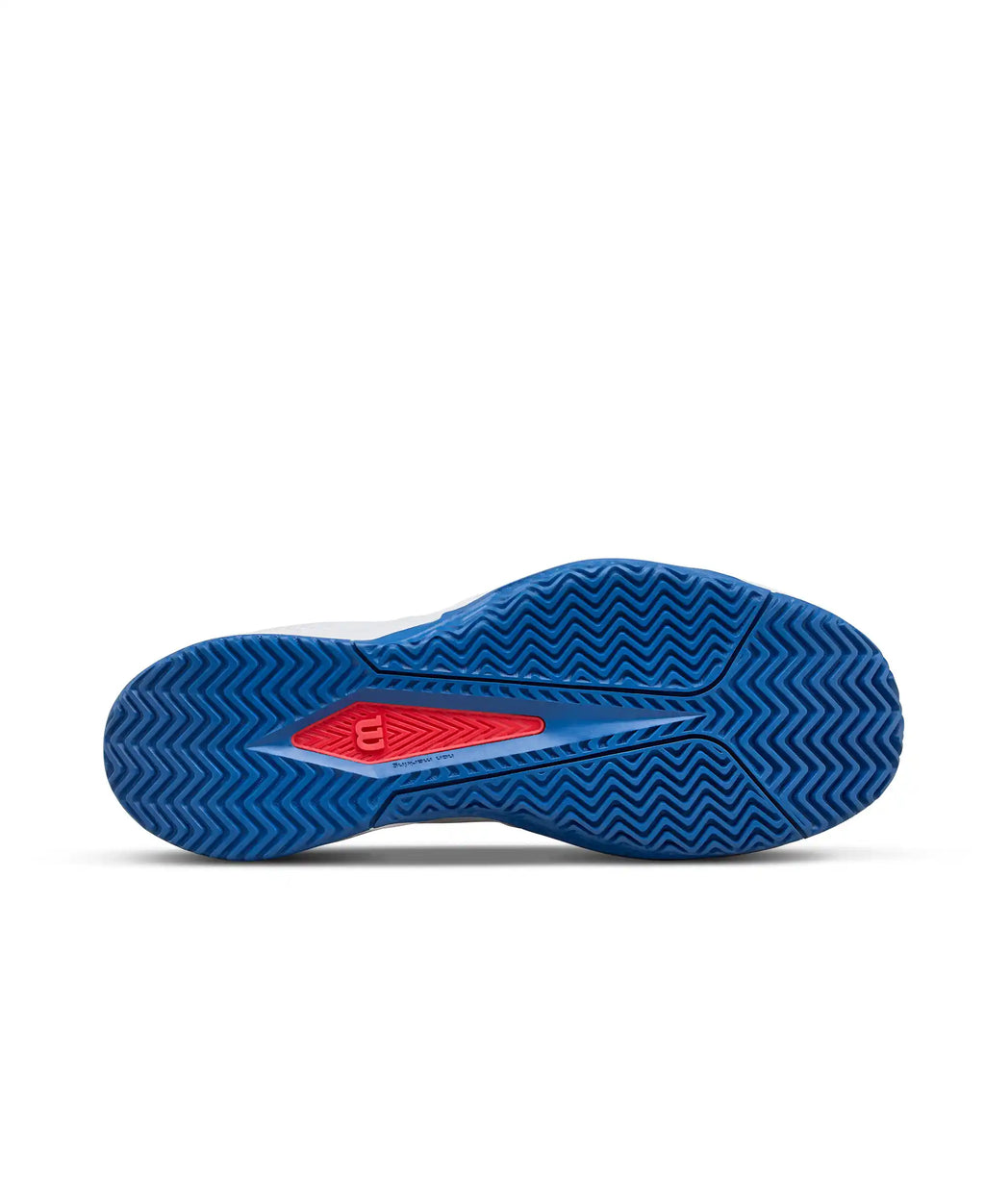 Wilson Rush Pro Lite Mens Tennis Shoes (White DejaVu Blue/Wilson Red)