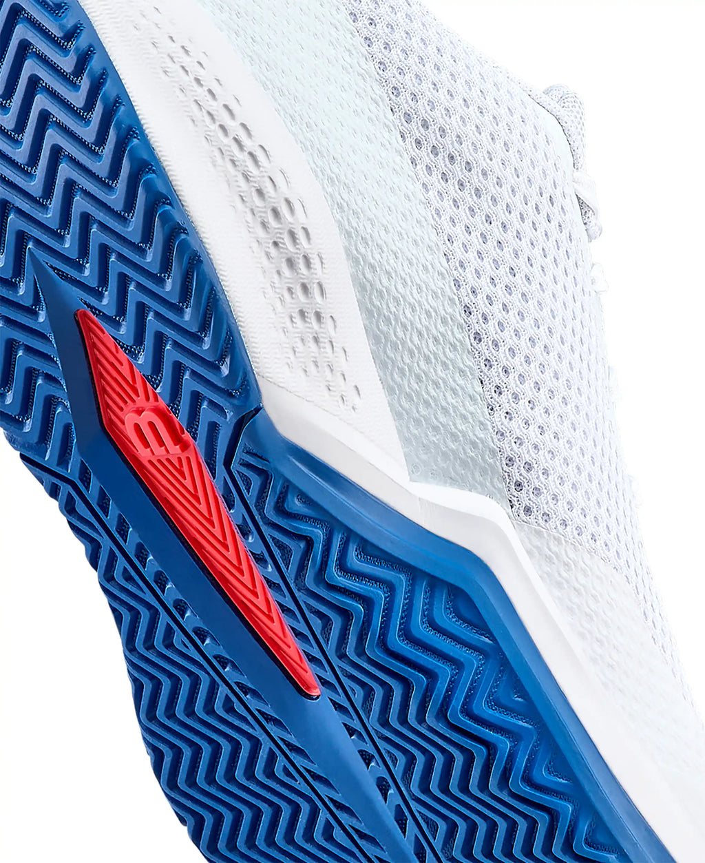 Wilson Rush Pro Lite Mens Tennis Shoes (White DejaVu Blue/Wilson Red)