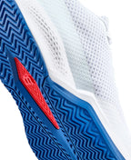 Wilson Rush Pro Lite Mens Tennis Shoes (White DejaVu Blue/Wilson Red)