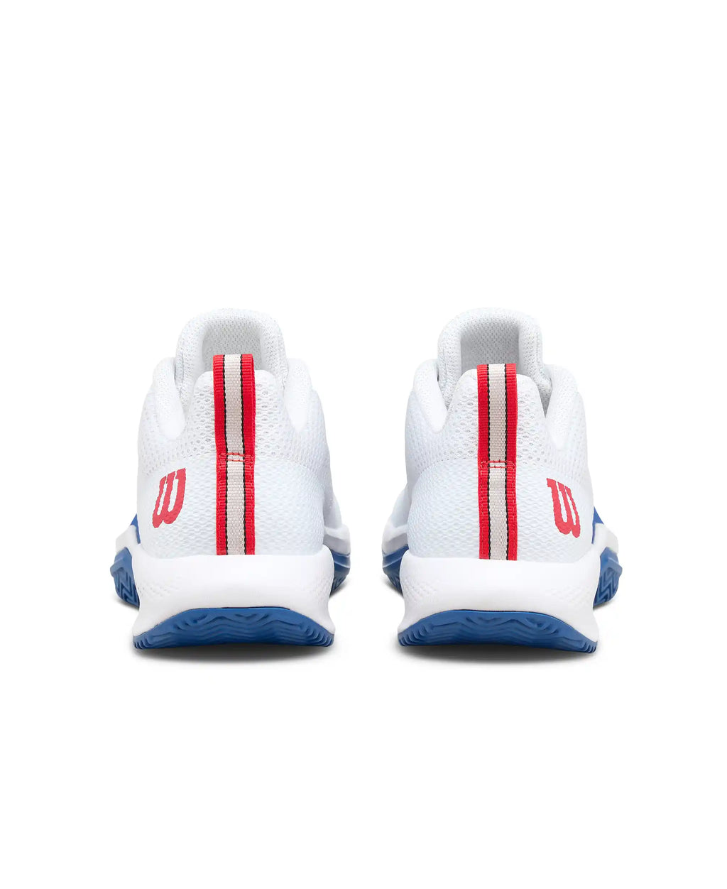 Wilson Rush Pro Lite Mens Tennis Shoes (White DejaVu Blue/Wilson Red)
