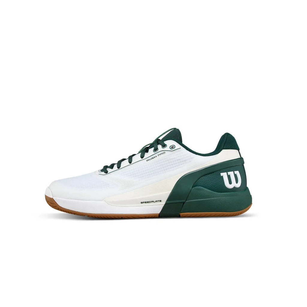 Wilson Rush Pro 5 Men's Tennis Shoes (White/Sycamore)