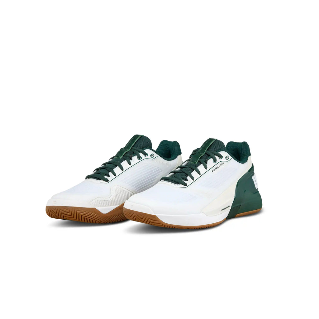 Wilson Rush Pro 5 Men's Tennis Shoes (White/Sycamore)