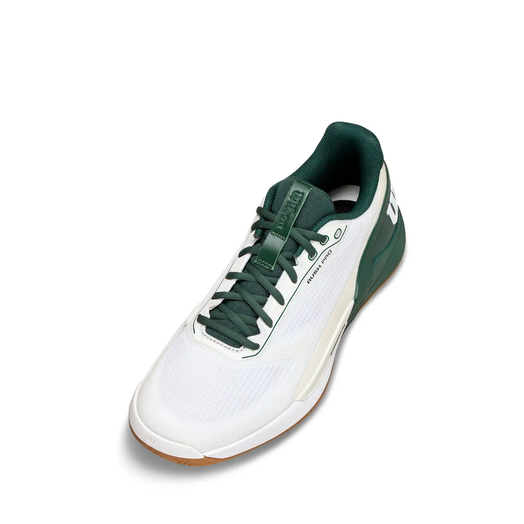 Wilson Rush Pro 5 Men's Tennis Shoes (White/Sycamore)