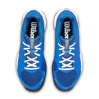 Wilson Rush Pro Ace L Junior Tennis Shoes (Deja Vu Blue/Orange Tiger/White)