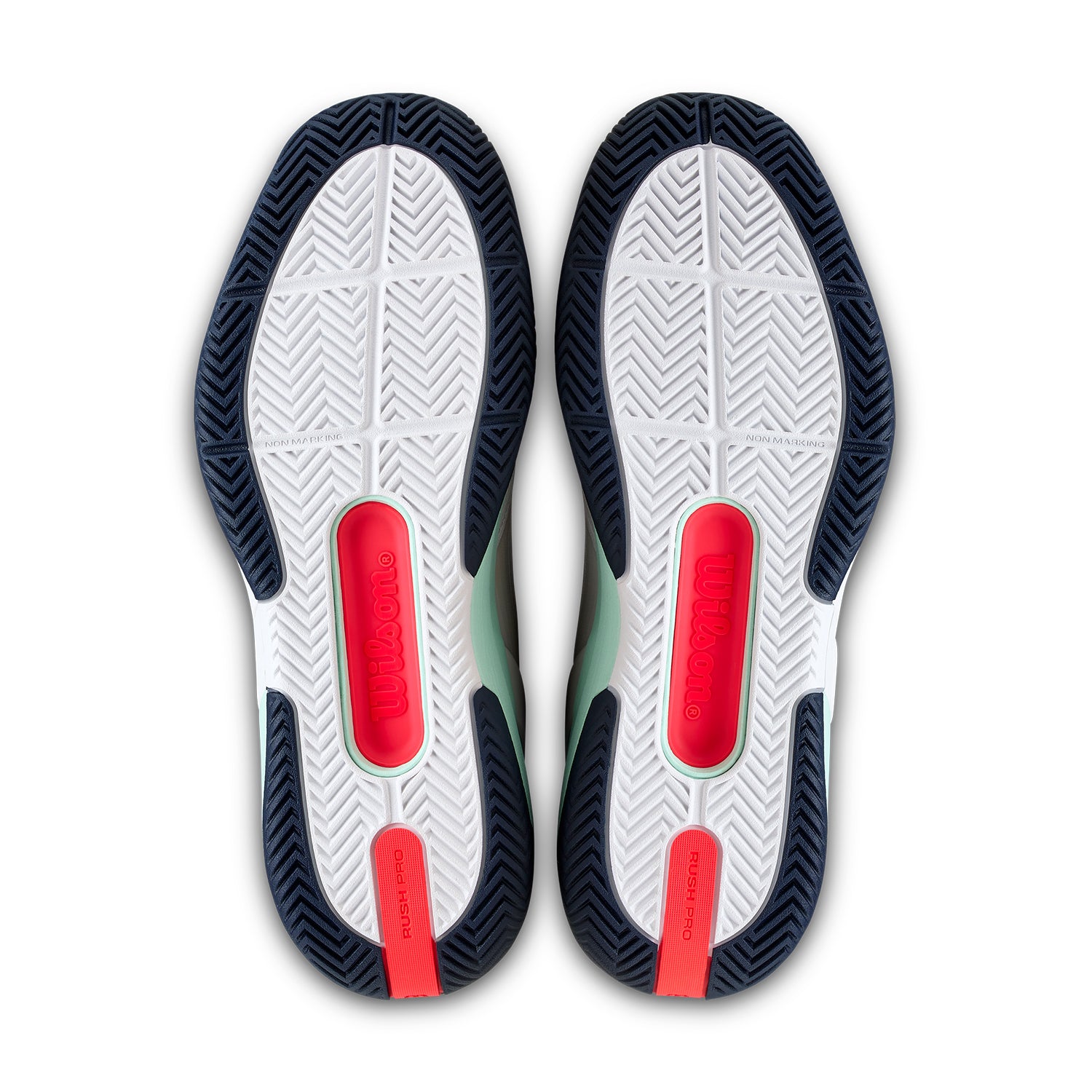 Wilson Rush Pro 5 Men's Shoes (White/Bay Fiery Coral)