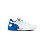 Wilson Rush Pro 5 Men's Tennis Shoes (White/Deja Vu Blue/Safety Yellow)