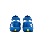 Wilson Rush Pro 5 Men's Tennis Shoes (White/Deja Vu Blue/Safety Yellow)
