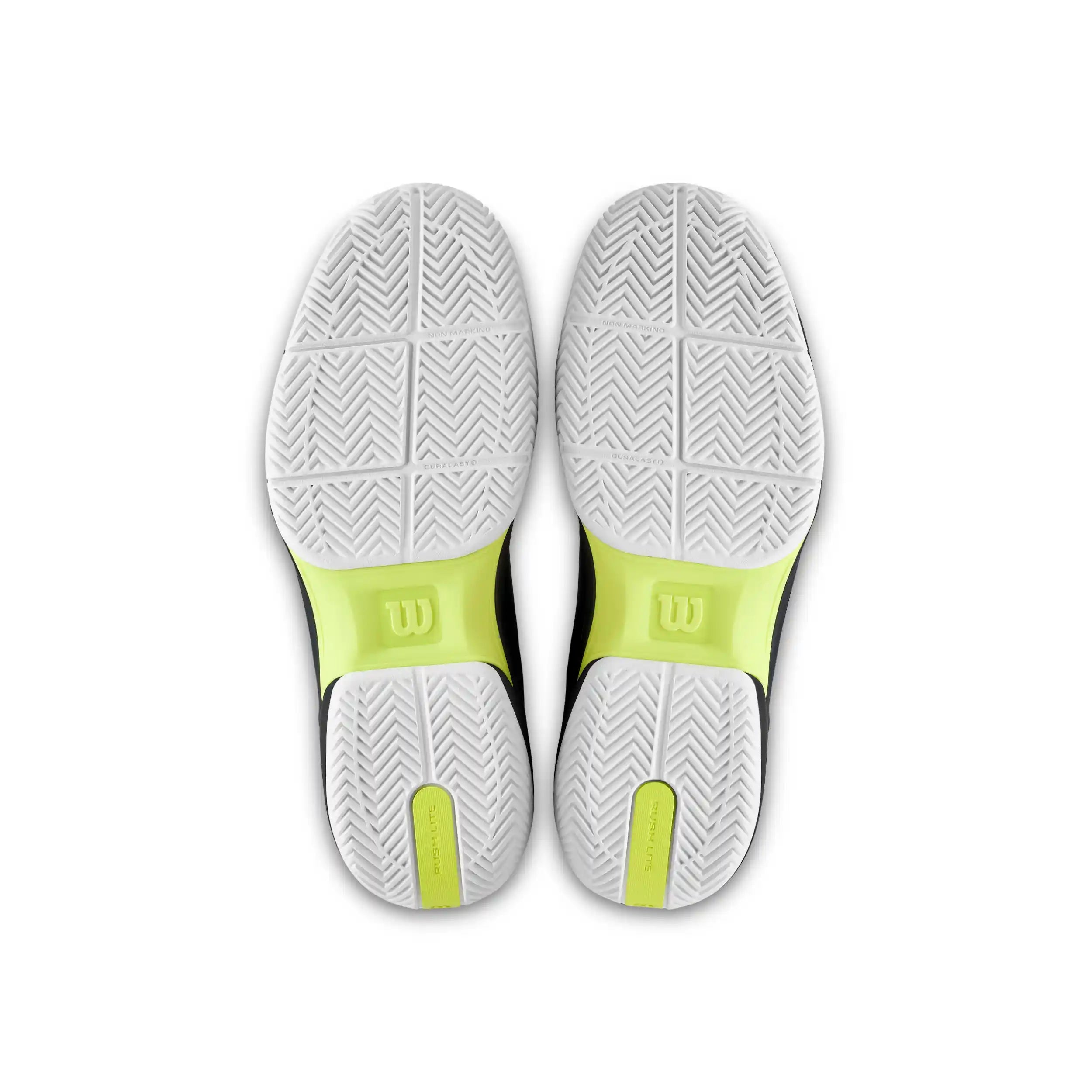 Wilson Rush Lite 5 Men's Tennis Shoes (Black/White/Safety Yellow)