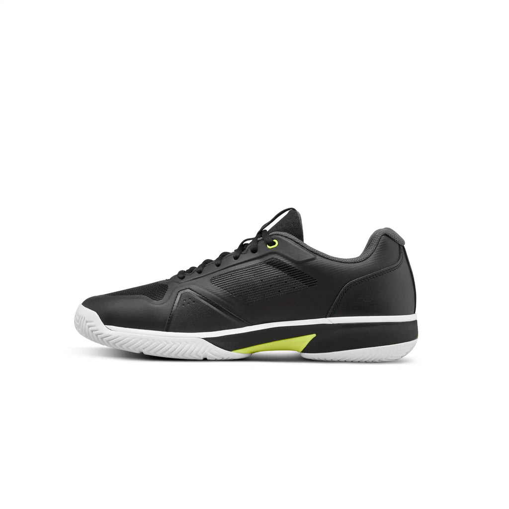 Wilson Rush Lite 5 Men's Tennis Shoes (Black/White/Safety Yellow)