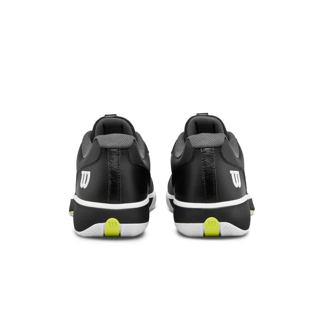 Wilson Rush Lite 5 Men's Tennis Shoes (Black/White/Safety Yellow)