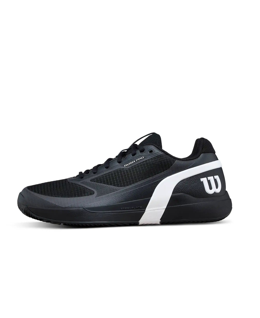 Wilson Rush Pro 5 Clay Men's Shoes (Black/White/Stormy Weather)
