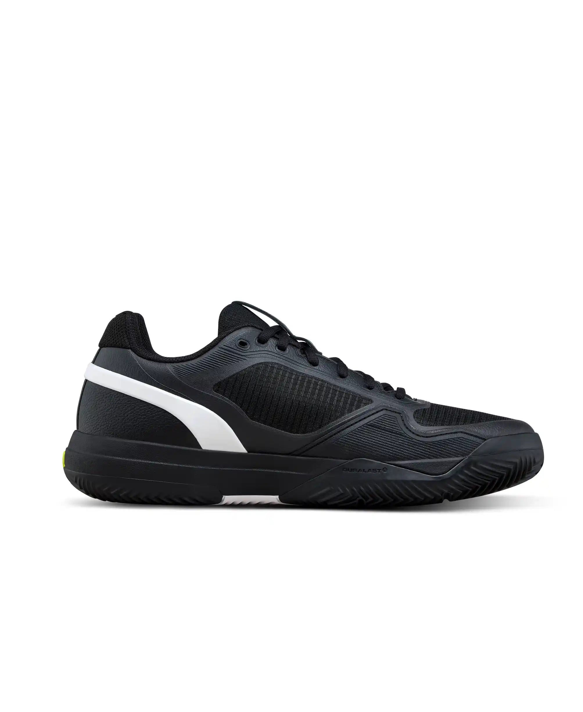 Wilson Rush Pro 5 Clay Men's Shoes (Black/White/Stormy Weather)