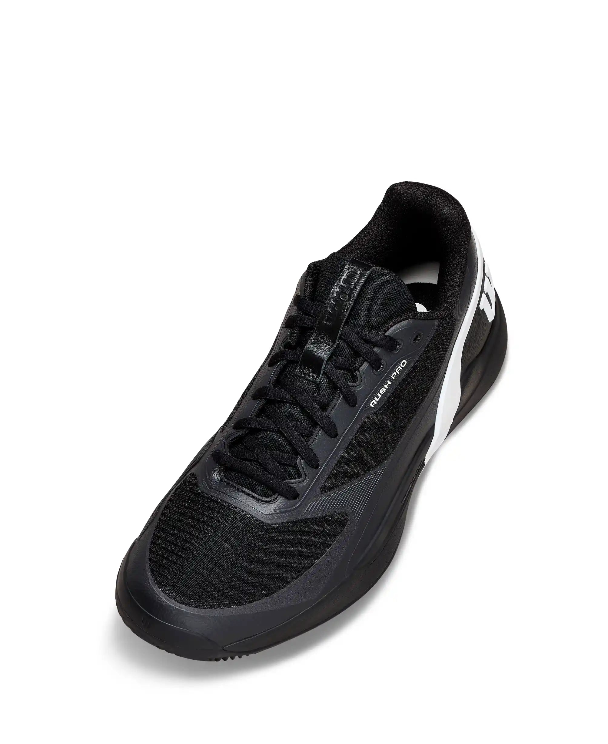 Wilson Rush Pro 5 Clay Men's Shoes (Black/White/Stormy Weather)