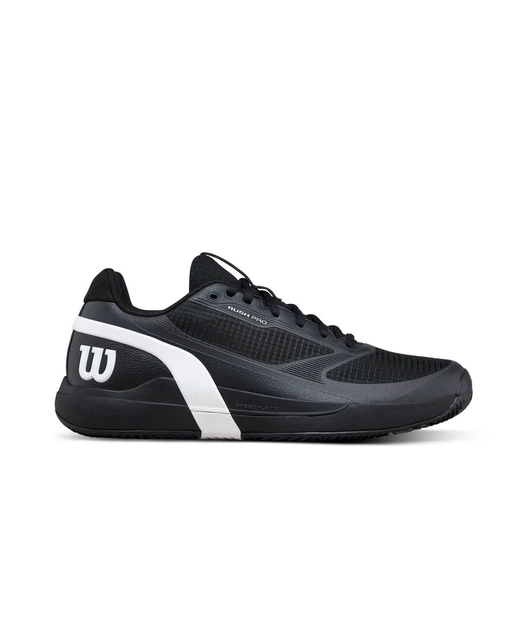 Wilson Rush Pro 5 Clay Men's Shoes (Black/White/Stormy Weather)