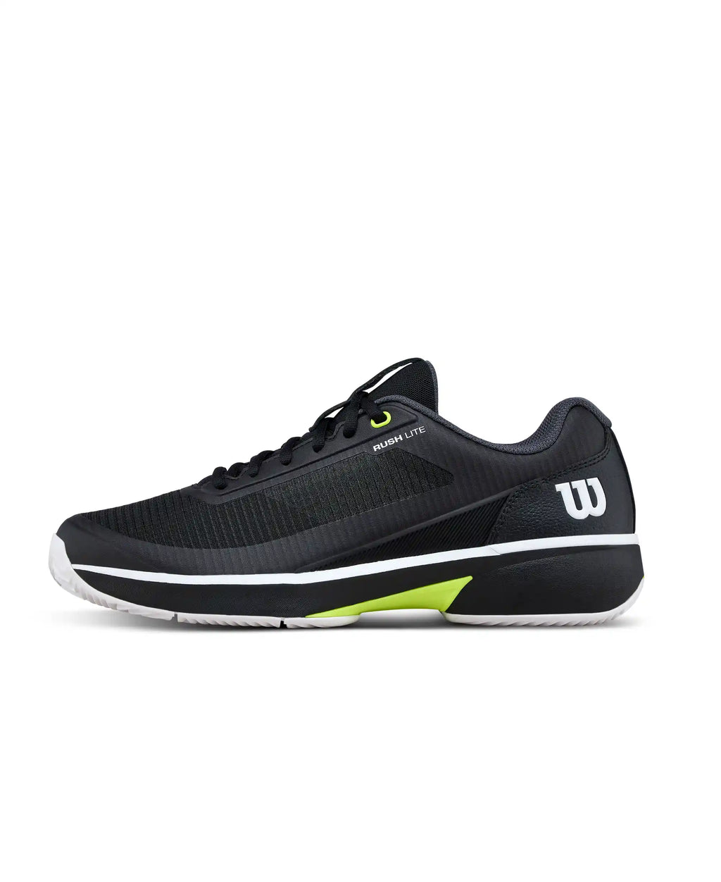 Wilson Rush Lite 5 Clay Men's Shoes (Black/White/Safety Yellow)