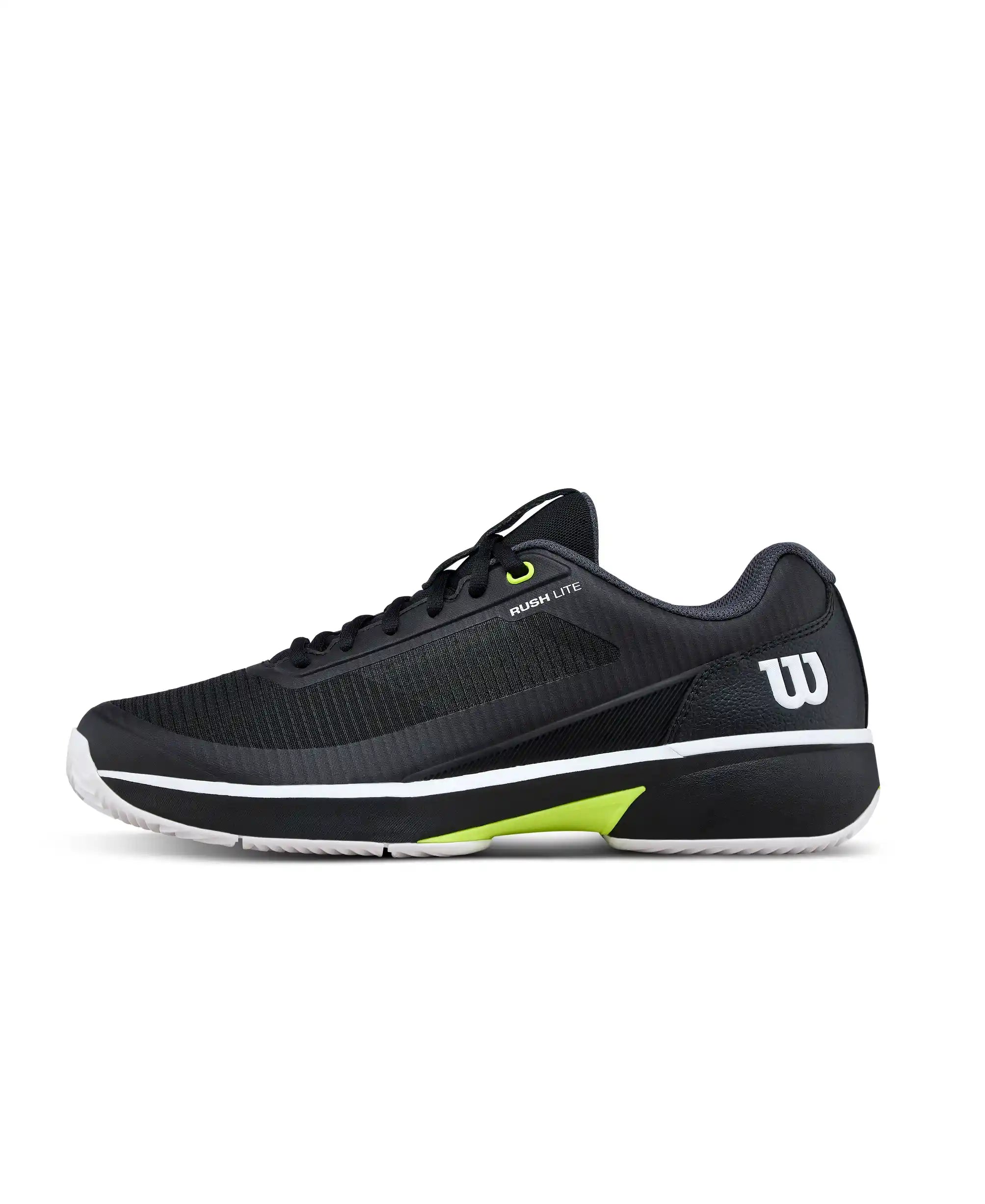 Wilson Rush Lite 5 Clay Men's Shoes (Black/White/Safety Yellow)