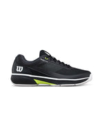 Wilson Rush Lite 5 Clay Men's Shoes (Black/White/Safety Yellow)