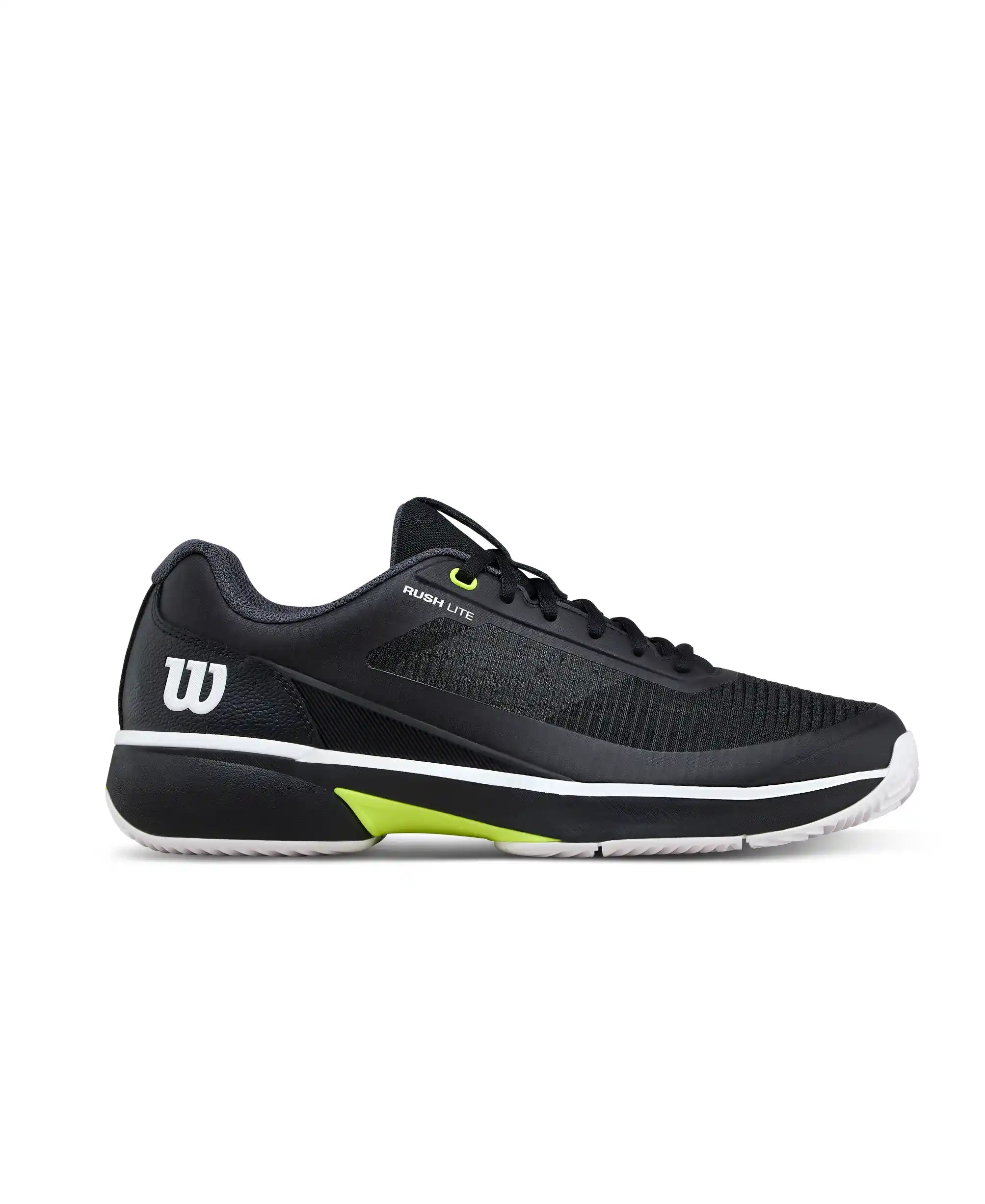 Wilson Rush Lite 5 Clay Men's Shoes (Black/White/Safety Yellow)