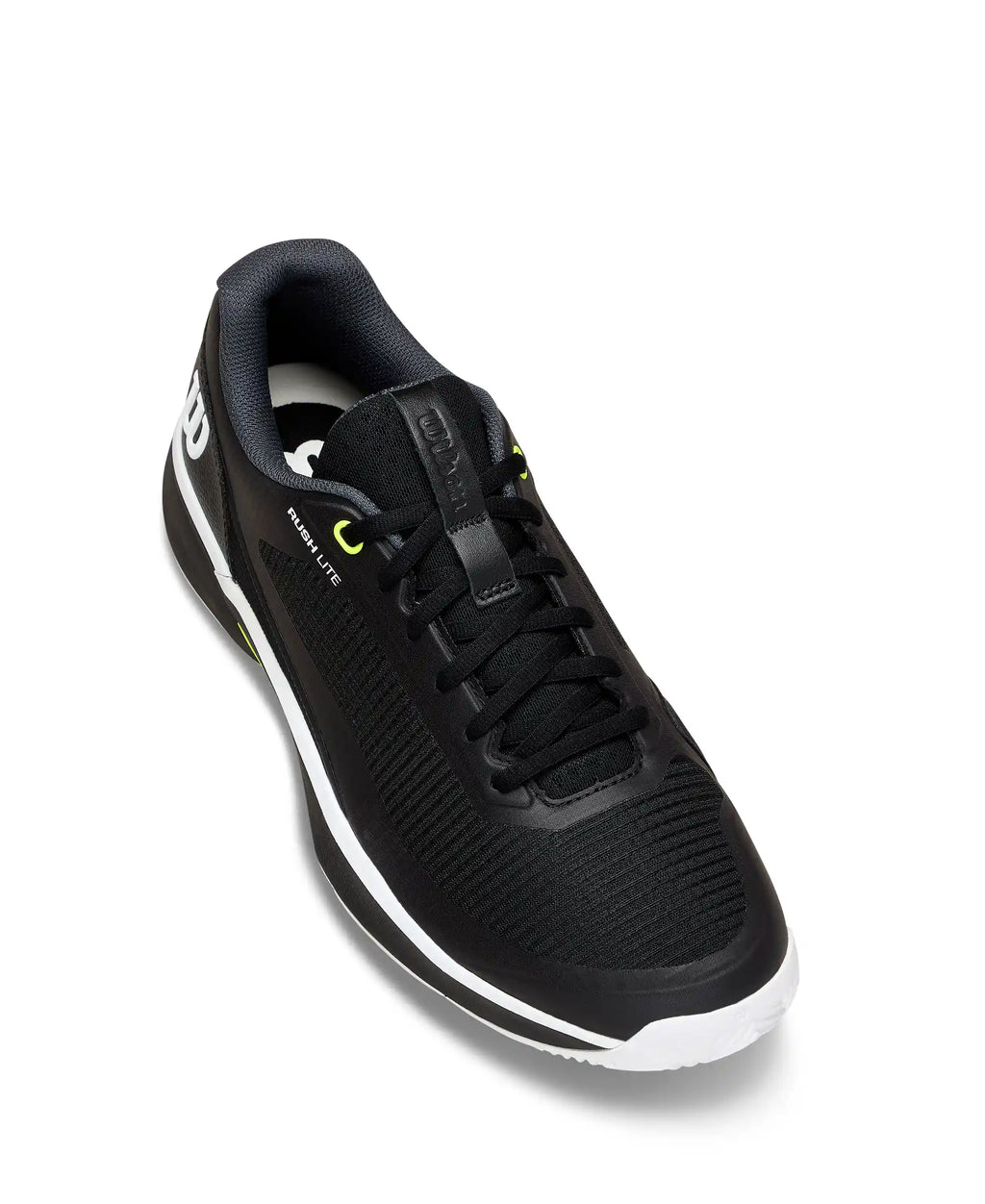 Wilson Rush Lite 5 Clay Men's Shoes (Black/White/Safety Yellow)