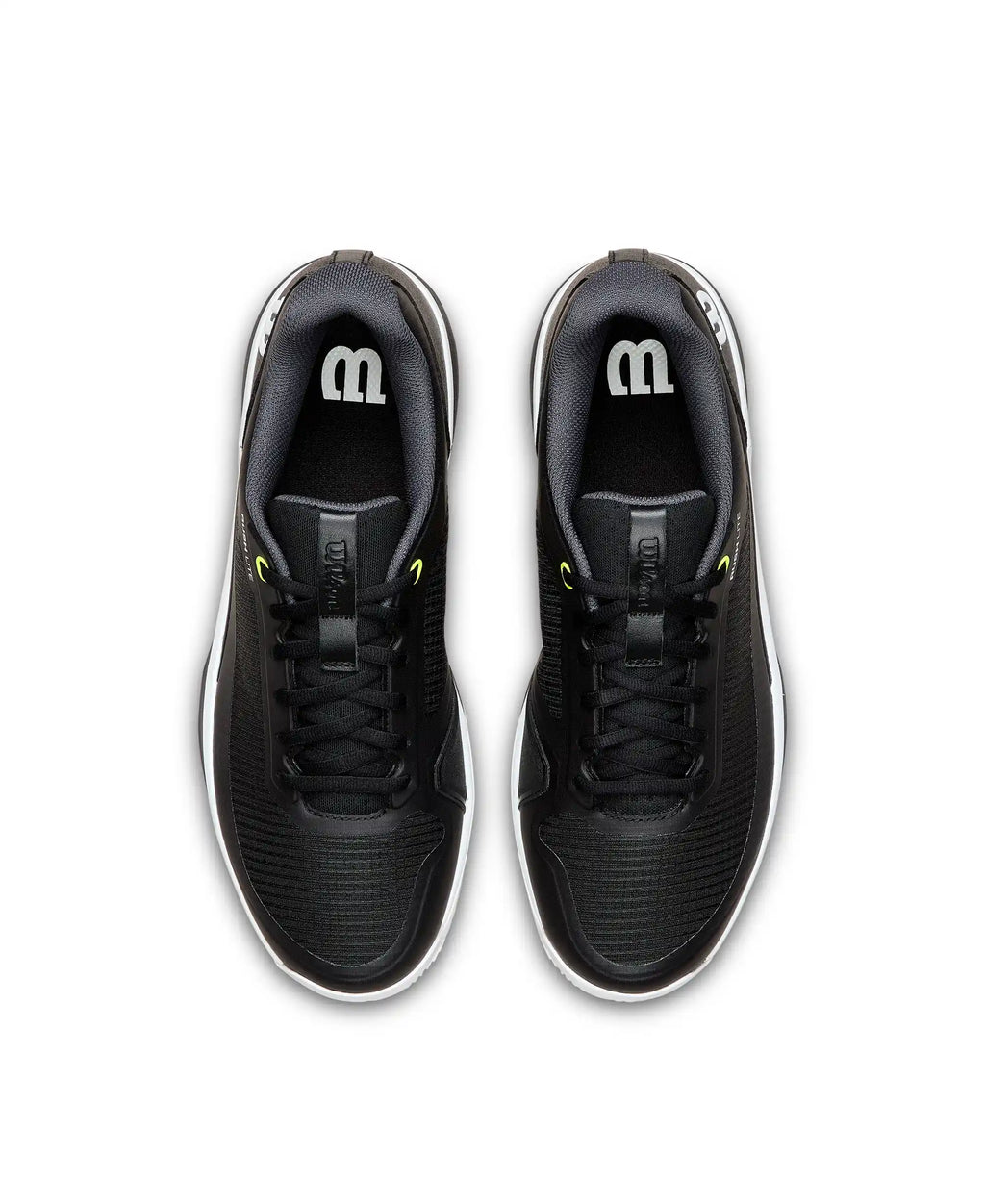 Wilson Rush Lite 5 Clay Men's Shoes (Black/White/Safety Yellow)